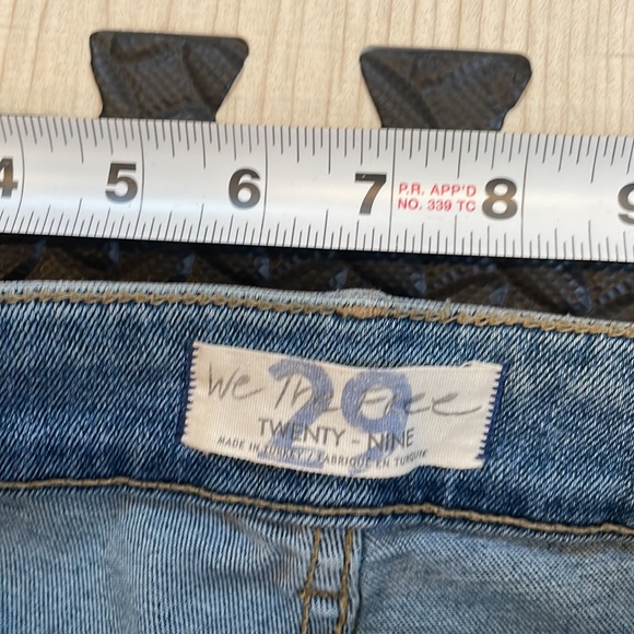 Free People Raw High Rise Jeggings - Sierra Blue - Size 29 - Picture 12 of 13